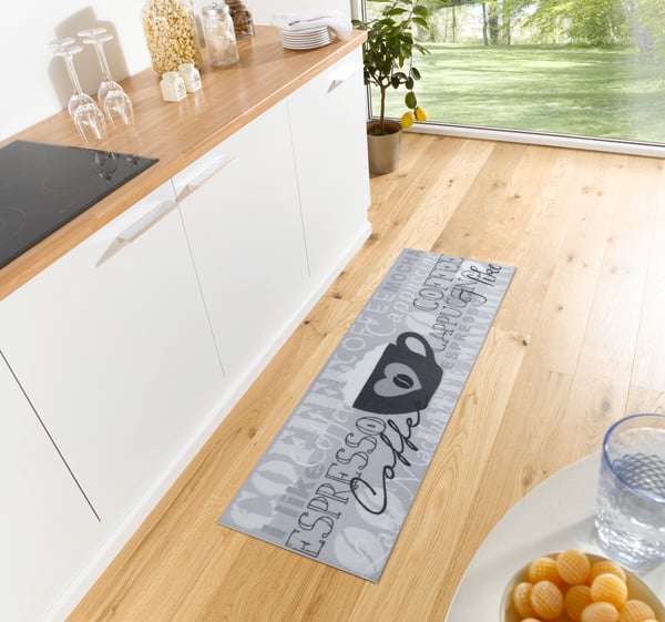 Hanse Home Cook & Clean Anti-Slip Läufer I Like Espresso