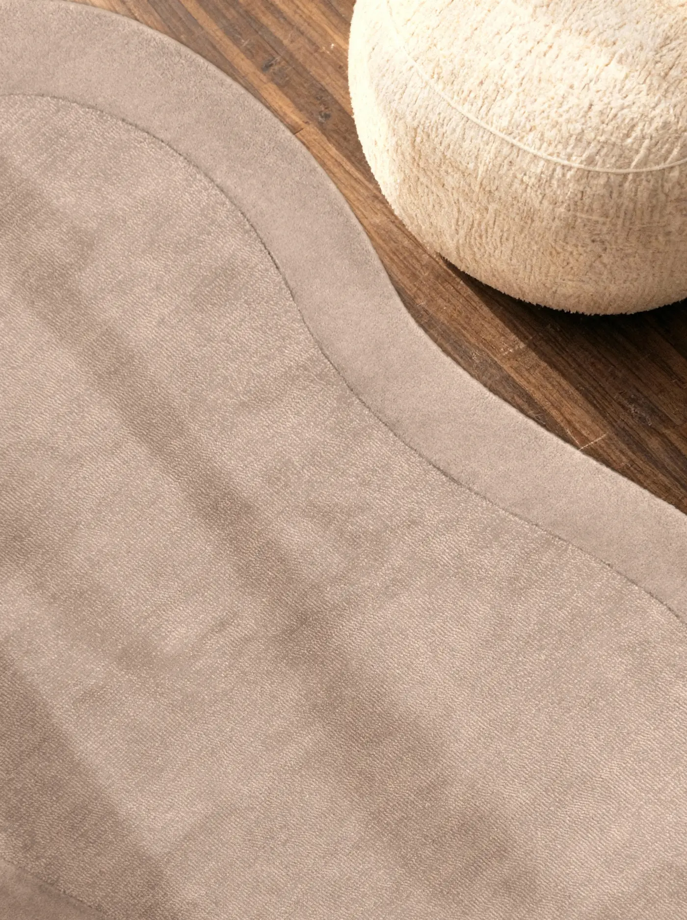 Villeroy & Boch 1812 Wollteppich Organic Shape Kari Natur Beige – Ansicht 3