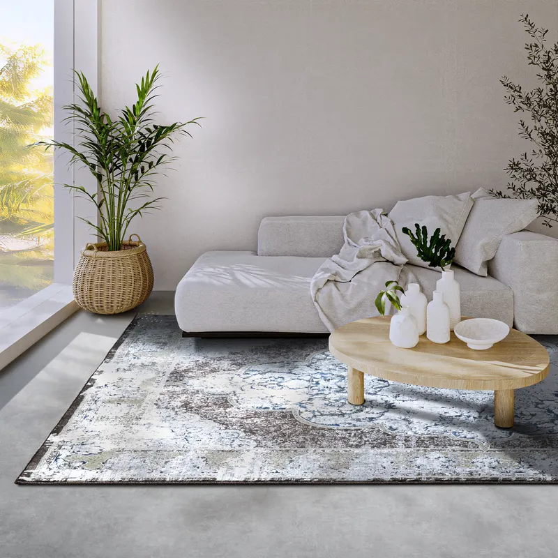 Villeroy & Boch 1809 Shortpile Teppich Roger Braun Mehrfarbig