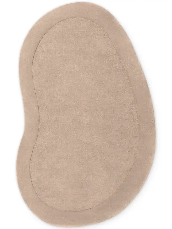 Villeroy & Boch 1812 Wollteppich Organic Shape Kari Natur Beige