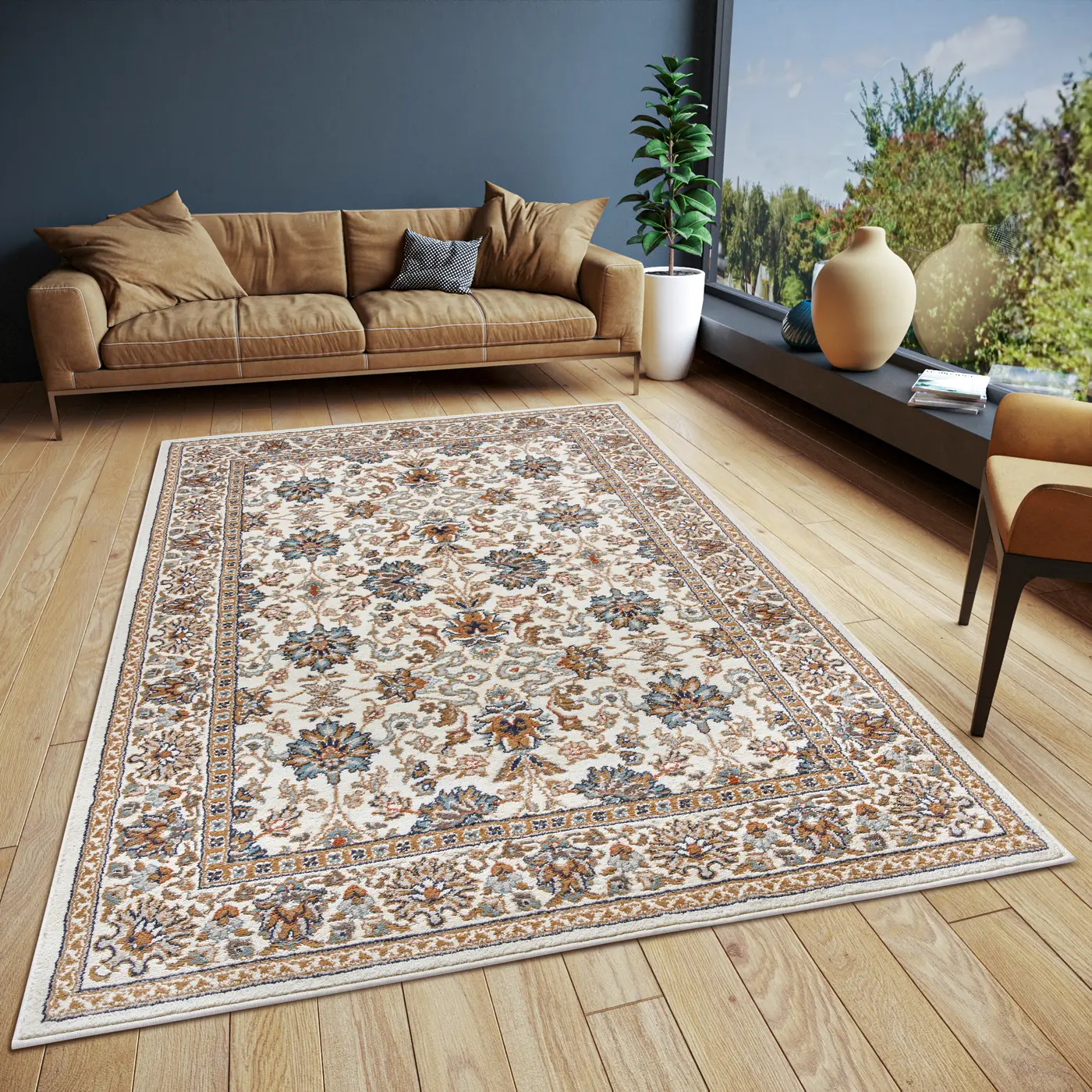 Hanse Home Orient Teppich Saraceni Creme Multifarben – Ansicht 2