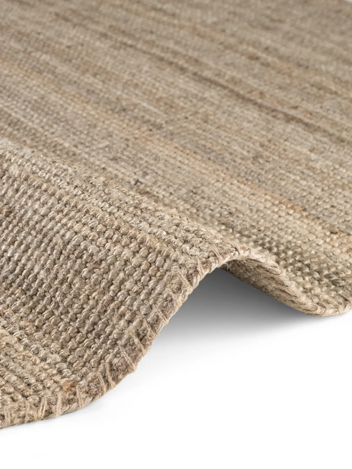 Hanse Home Bouclé Jute Teppich Jaipur Natur Graubraun – Ansicht 2