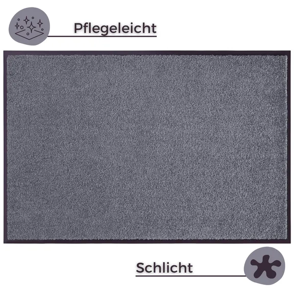 Hanse Home Wash & Clean Fußmatte Grau