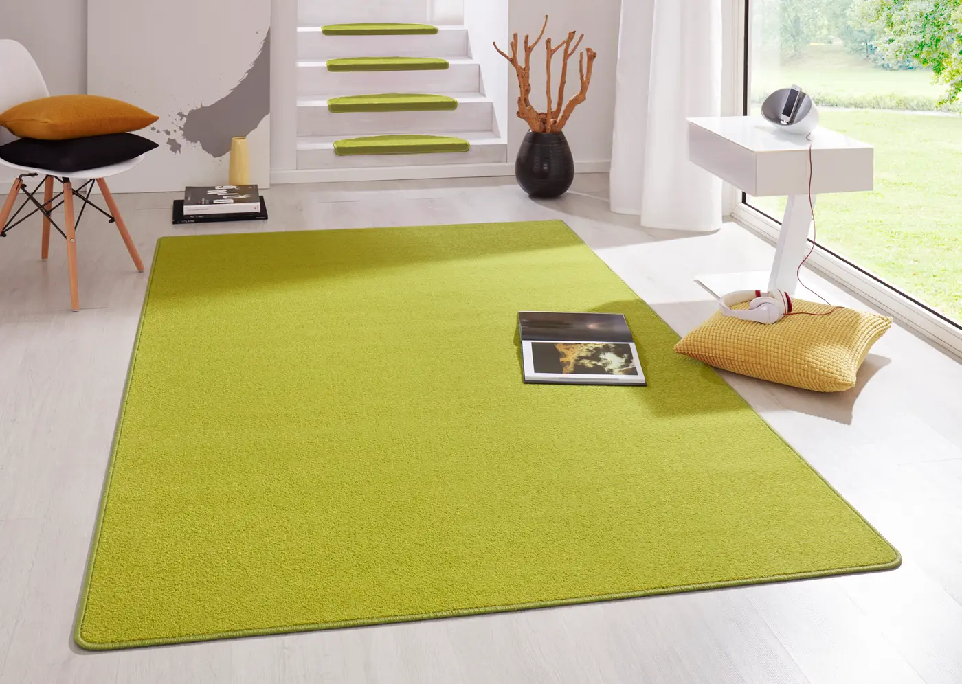 Hanse Home Fancy Kurzflorteppich Fancy Grün – Ansicht 2