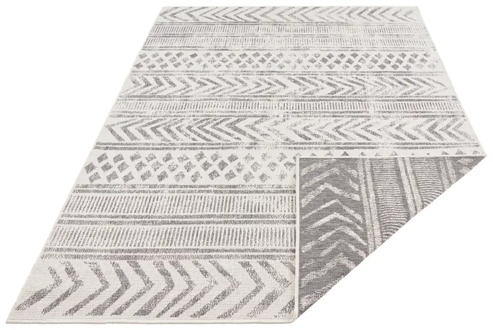 Hanse Home Twin Supreme In- & Outdoor Wendeteppich Biri Grau Creme