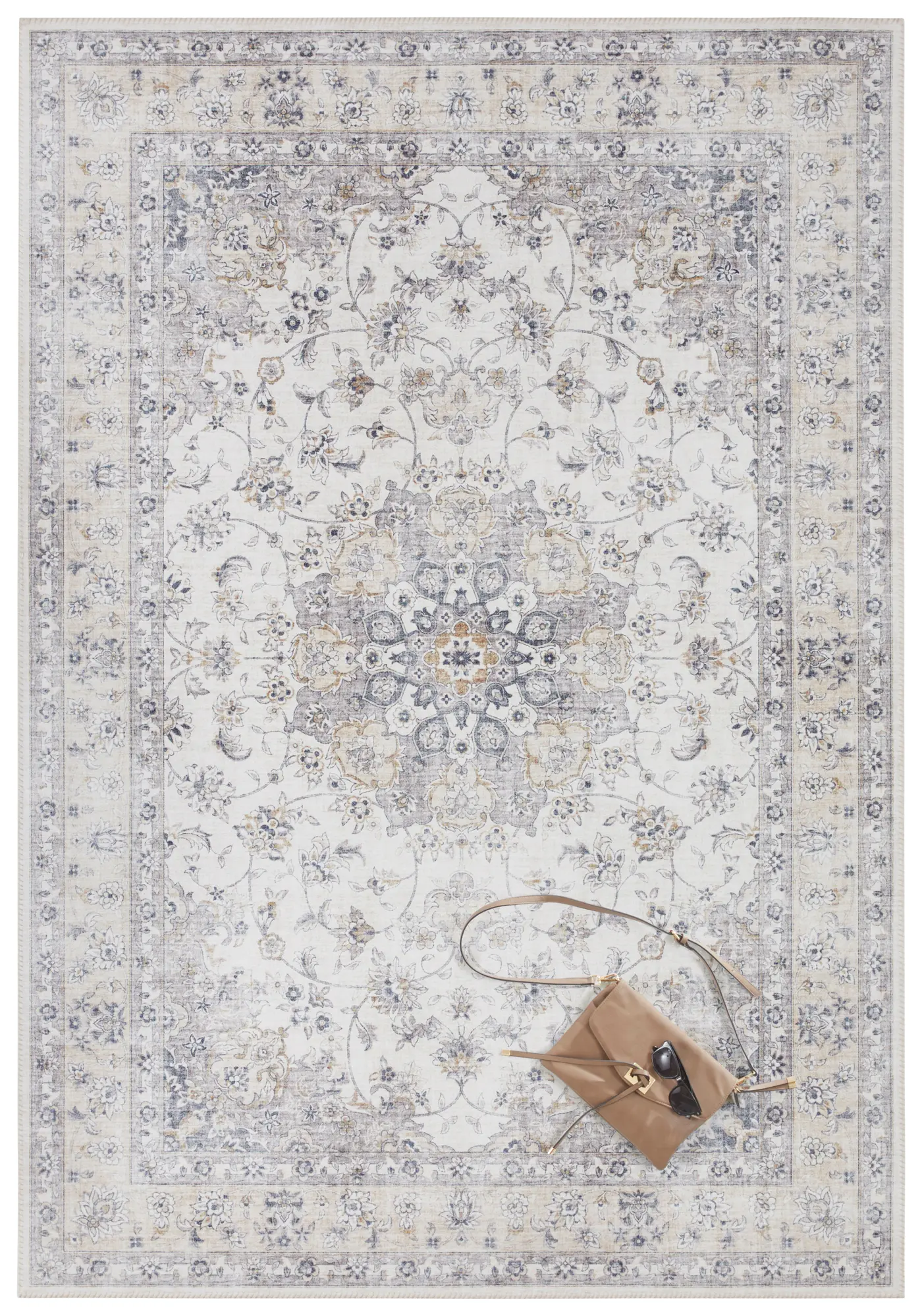 Elle Decortion Imagination Designteppich Nain Hellgrau – Ansicht 2