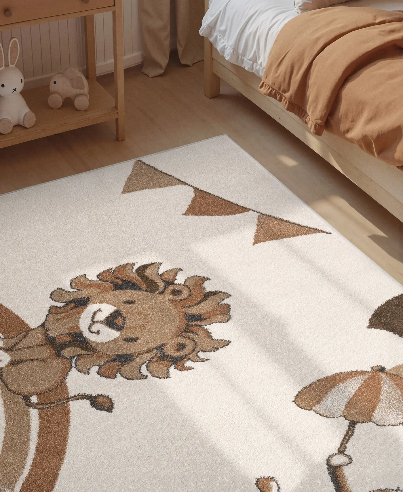 Villeroy & Boch Boho Kids Kinderteppich Roar like a Lion Summer Party Creme Mulitfarben – Ansicht 3