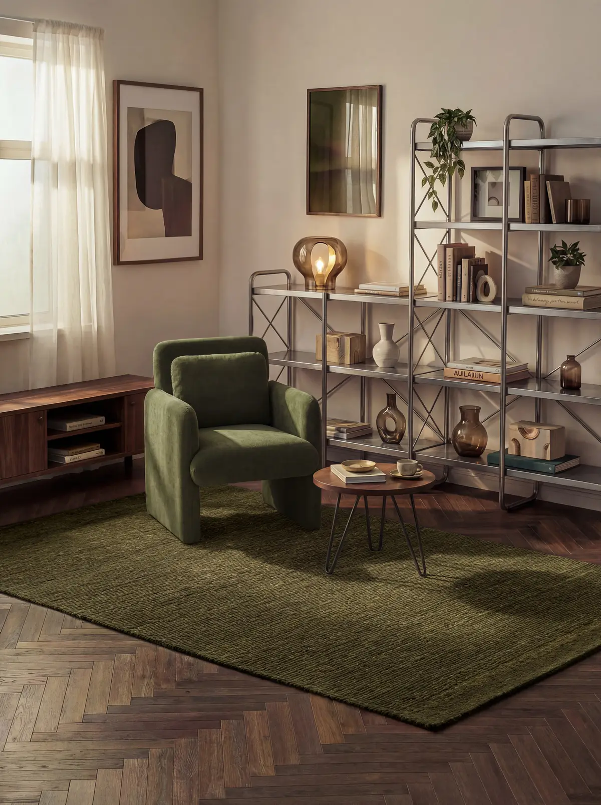 Ted Baker Bexley Wollteppich Woolwich Grün