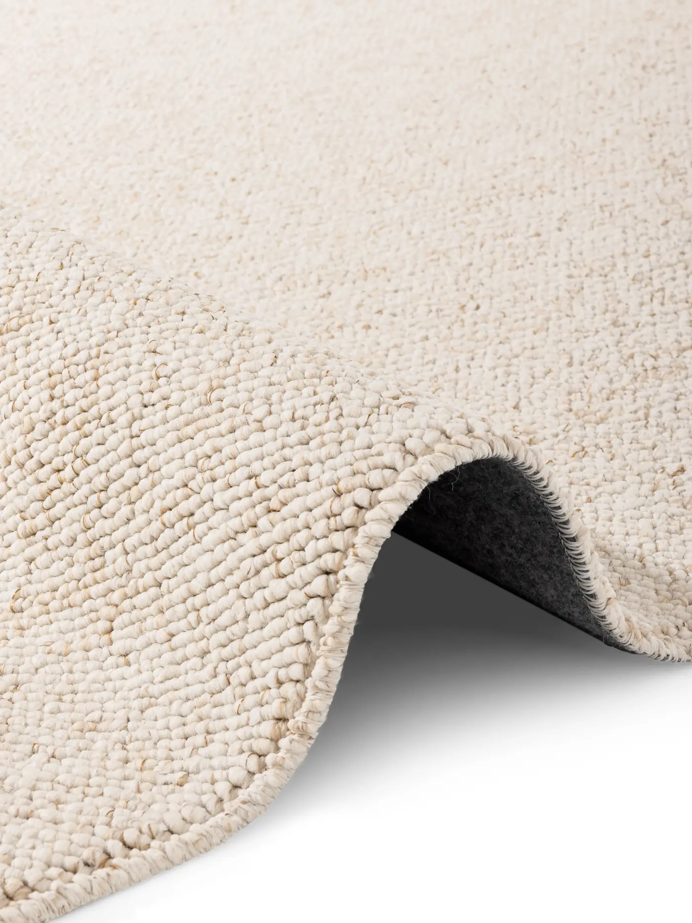 Elle Decoration Rocco Woll-Optik Teppich Rocco Creme – Ansicht 3