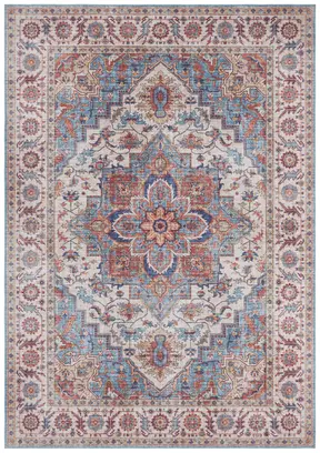 Hanse Home Asmar Kurzflor Teppich Anthea Cyanblau
