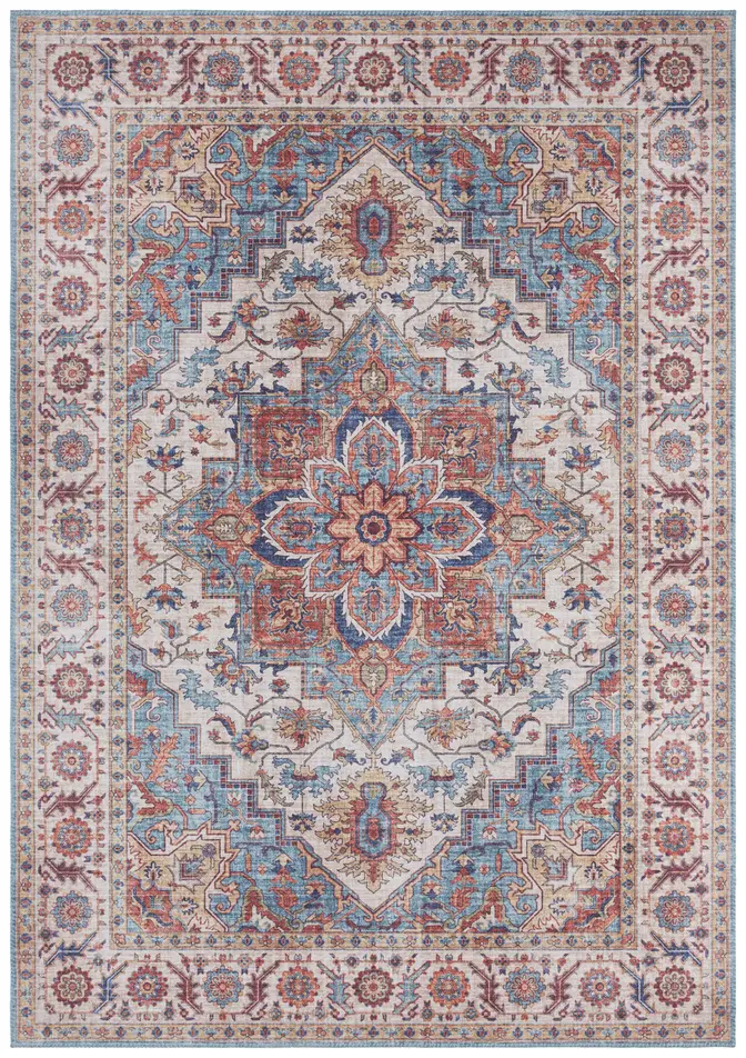 Hanse Home Asmar Kurzflor Teppich Anthea Cyanblau