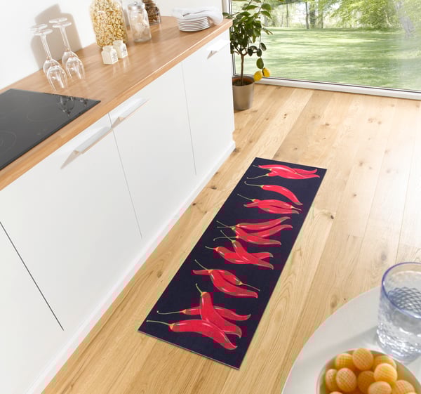 Hanse Home Cook & Clean Anti-Slip Läufer Chili Dance