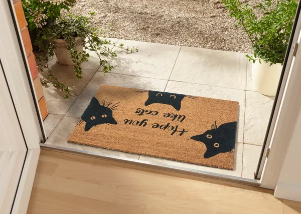 Hanse Home Mix Mats Fußmatte Kokos Cat Fan