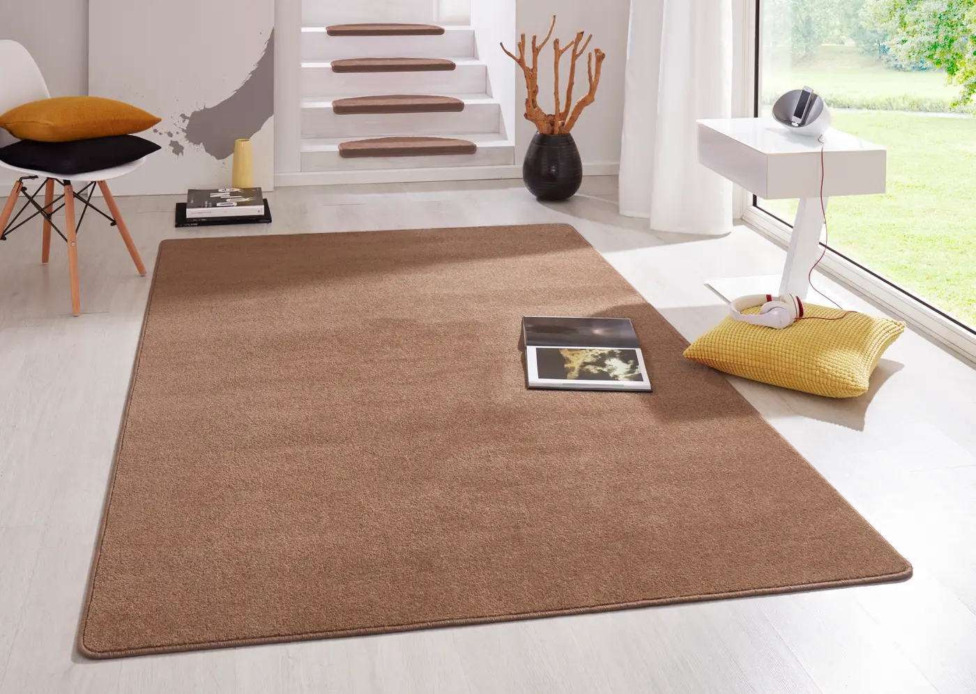 Hanse Home Fancy Kurzflorteppich Fancy Braun – Ansicht 2