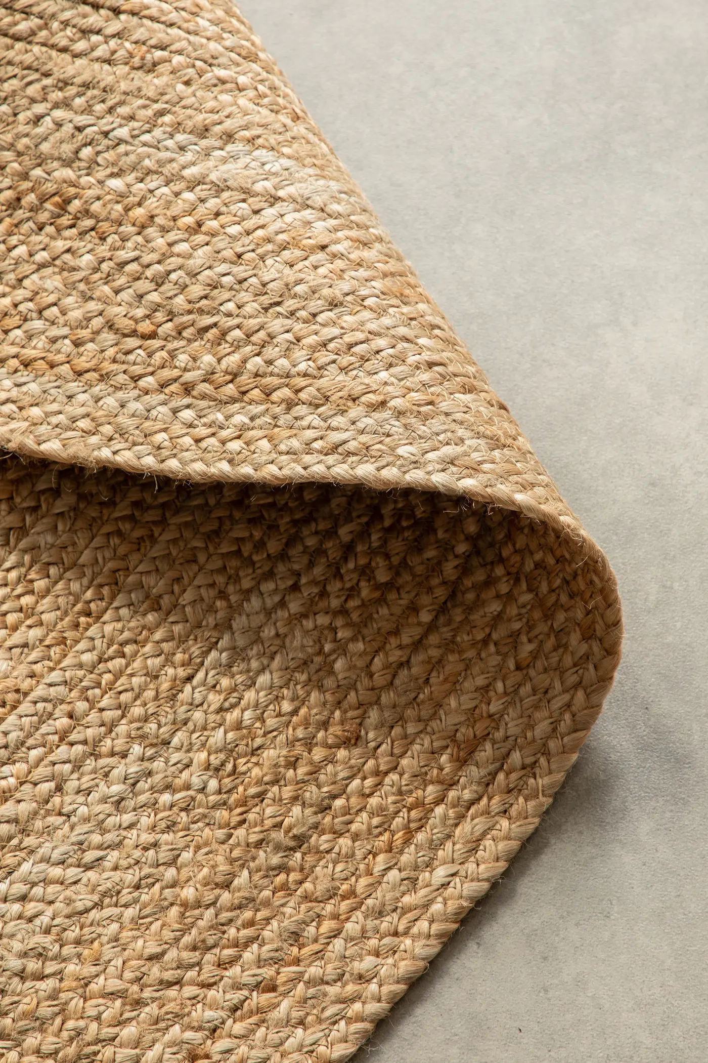 Hanse Home Jute Braided Jute Teppich Rund Rangpur Natur Gold – Ansicht 2