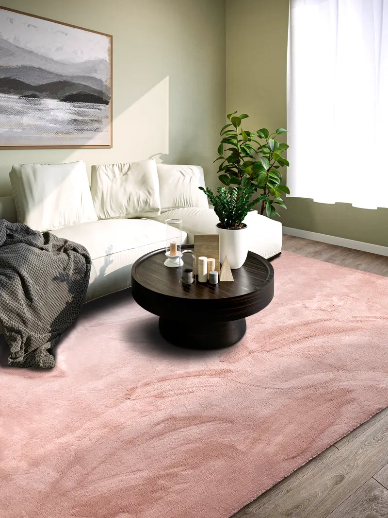 Villeroy & Boch 1899 Hochflor Teppich Leon Altrosa