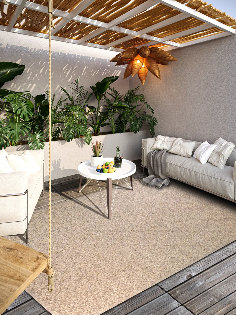 Villeroy & Boch 1883 Unter- & Draußen Teppich Julie Natur Beige