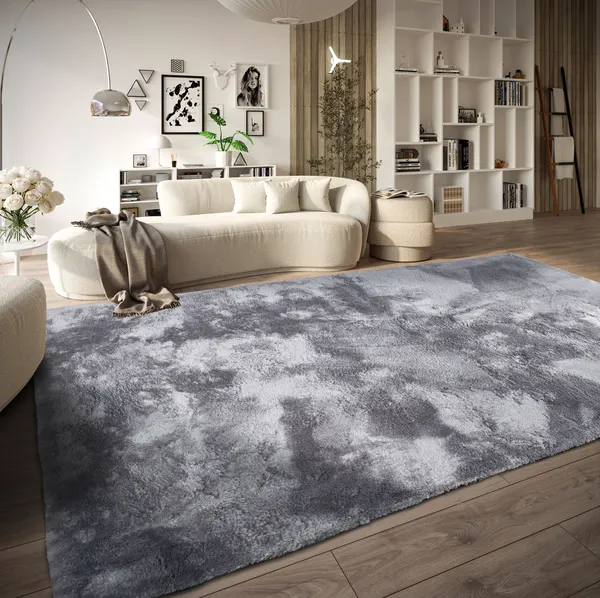 Elle Decoration Cosy Hochflor Teppich Calida Dschungelgrün