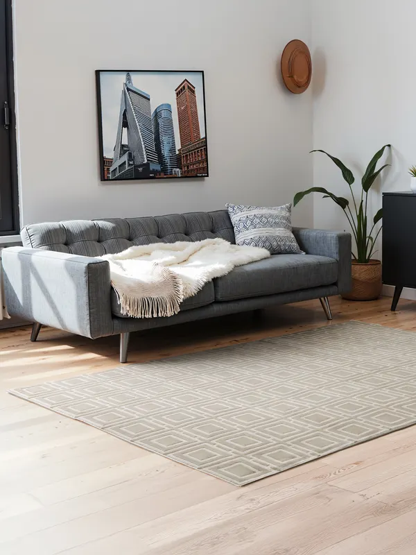 Sie Dekoration Perles Shortpile Teppich Howlite Creme