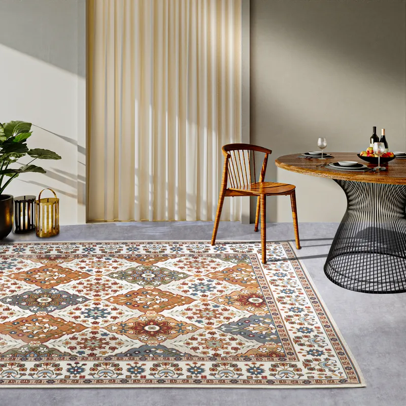 Villeroy & Boch 1767 In- & Outdoor Teppich Domenique Creme Bunt