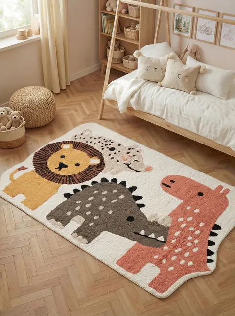 Hanse Home Snuggle Kinderteppich Zoey Creme Multifarben