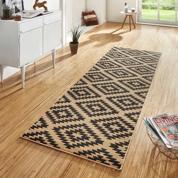 Hanse Home Basic Designläufer Nordic Braun