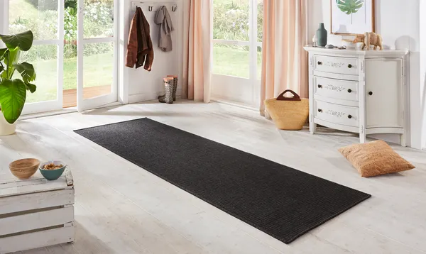 Flachgewebe Läufer für Unter & Draußen Sisal-Siehe