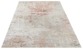 Elle Decoration Maywand Kurzflorteppich Chameis Beige Pfirsich