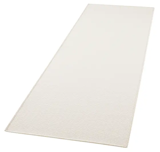 Hanse Home In- & Outdoor Flachgewebe Läufer Nature Sisal-Optik Creme Weiß