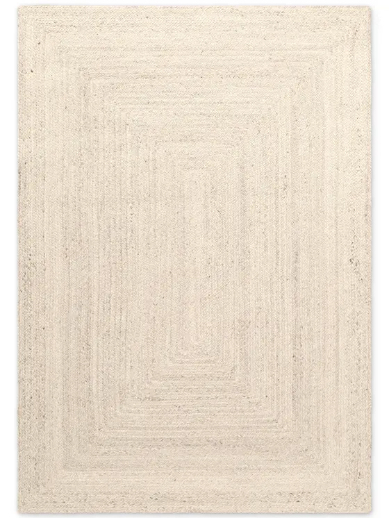 Hanse Home Juno Jute Teppich Juno Reinweiß
