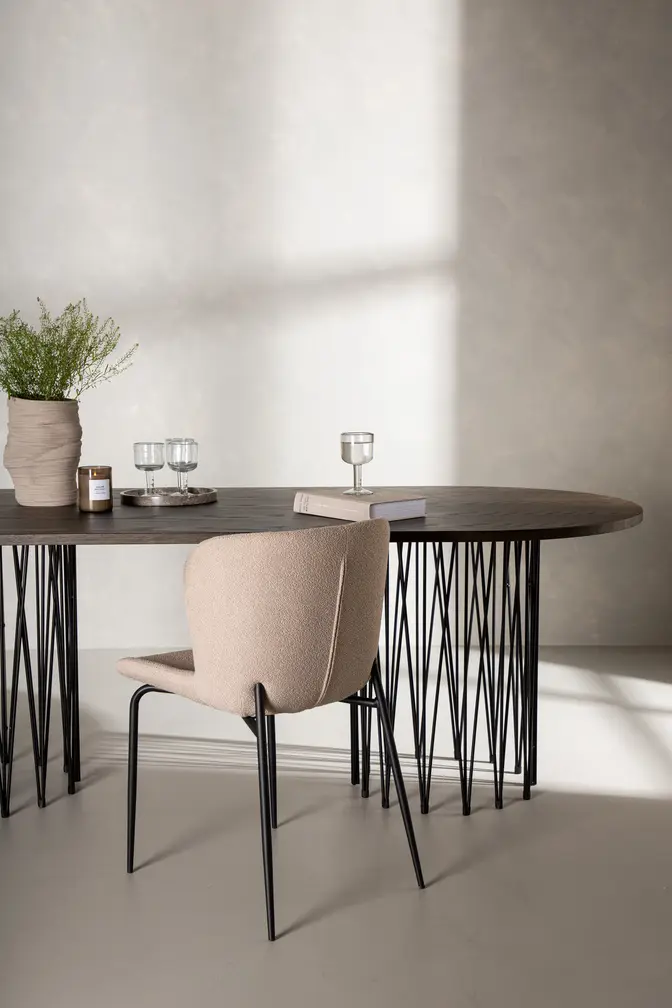 Stein oval Tisch