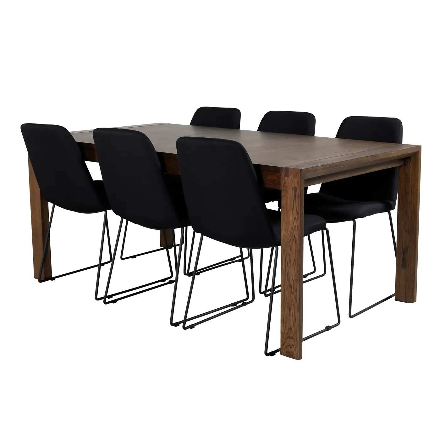 Slider Rechteckiges Esstischset – Ansicht 3