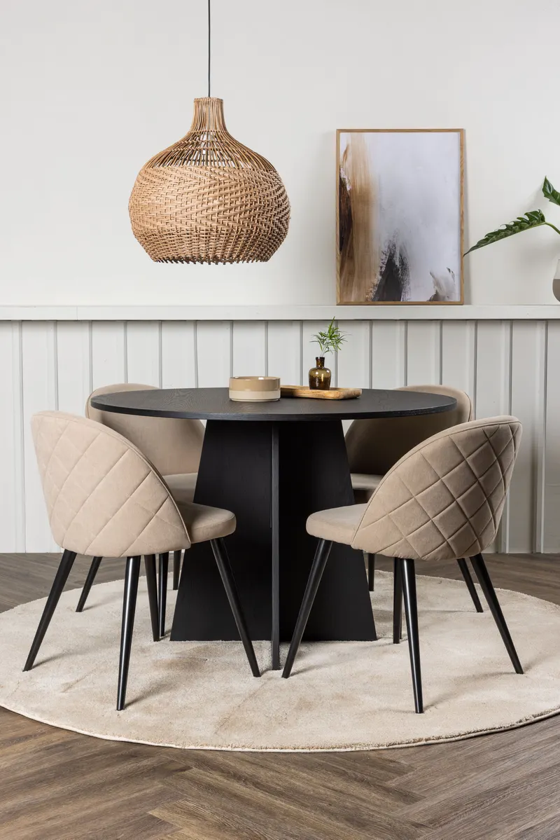 Bootcut Esstischset rund