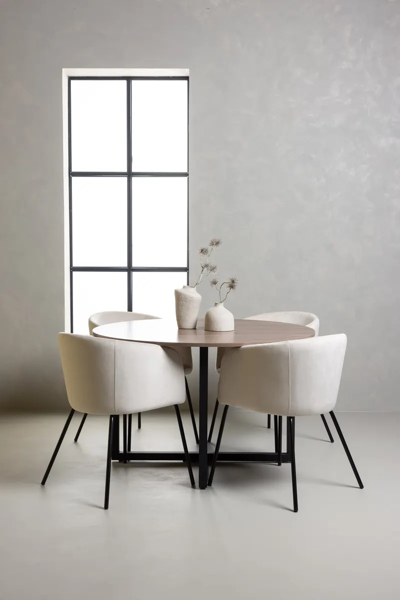 Esszimmergarnitur Durango mit den Stühlen Berit