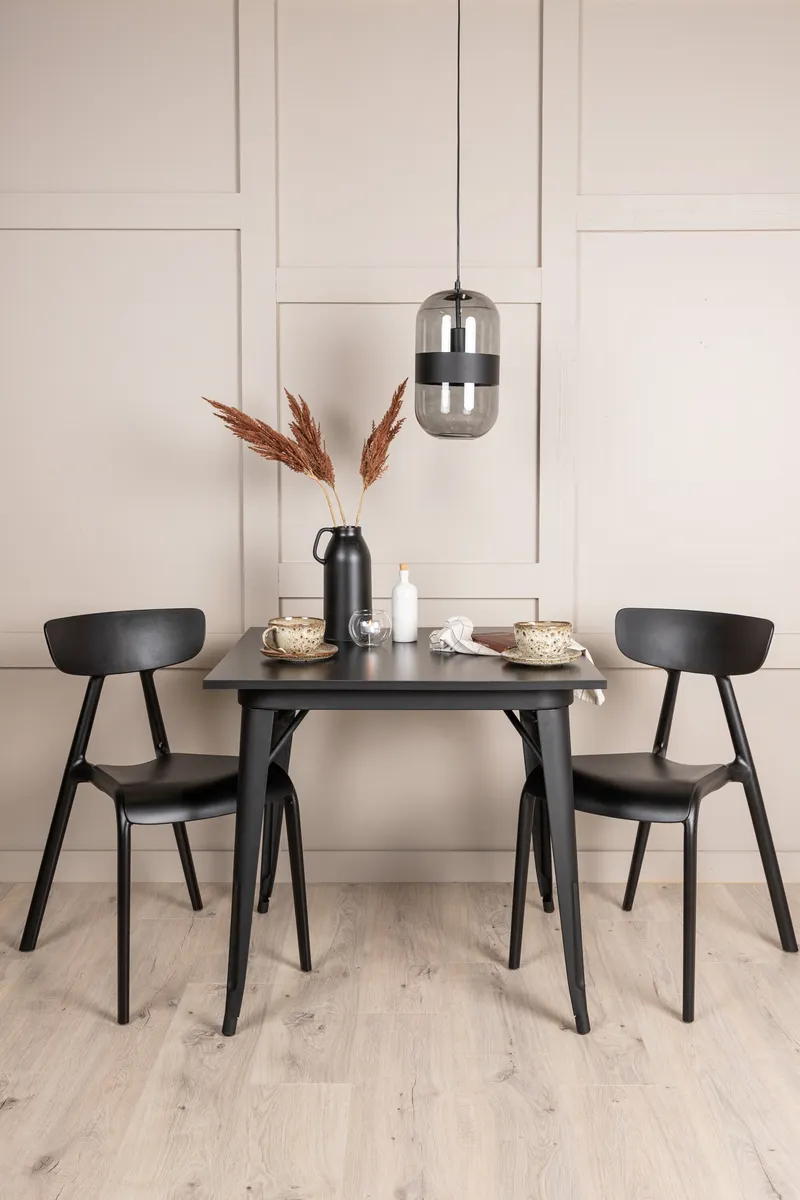 Esstischgarnitur Tempe mit den Stühlen Ursholmen