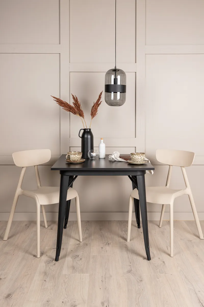 Esstischgarnitur Tempe mit den Stühlen Ursholmen