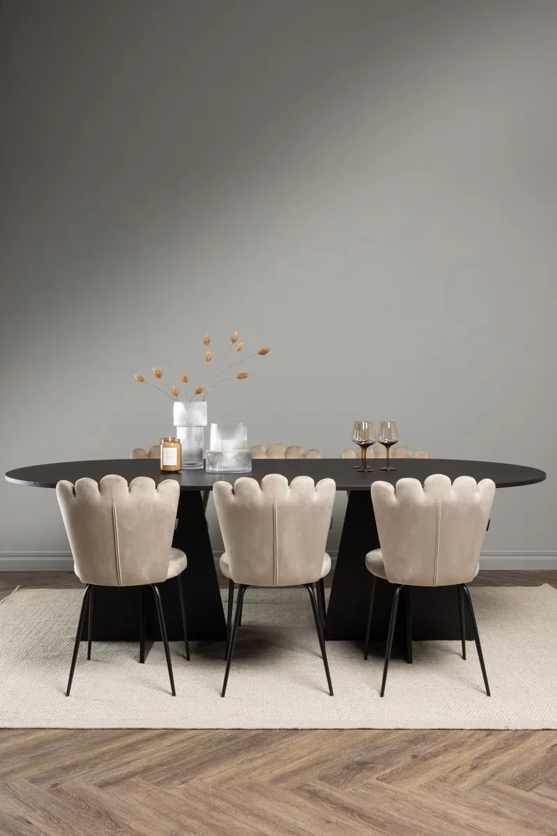 Esstischgarnitur Bootcut mit den Stühlen Limhamn