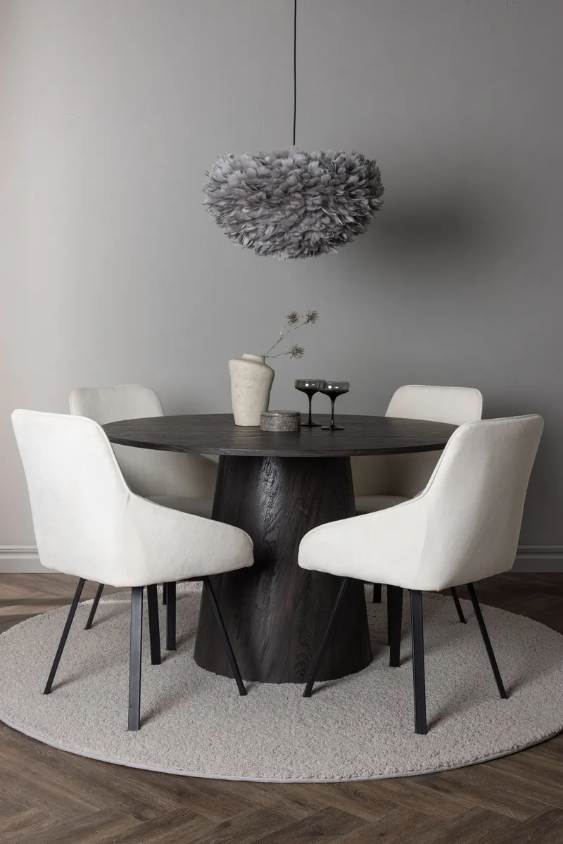 Esszimmergarnitur Lanzo mit den Stühlen Rosie