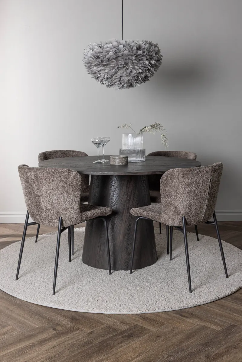 Esszimmergarnitur Lanzo mit den Stühlen Modesto