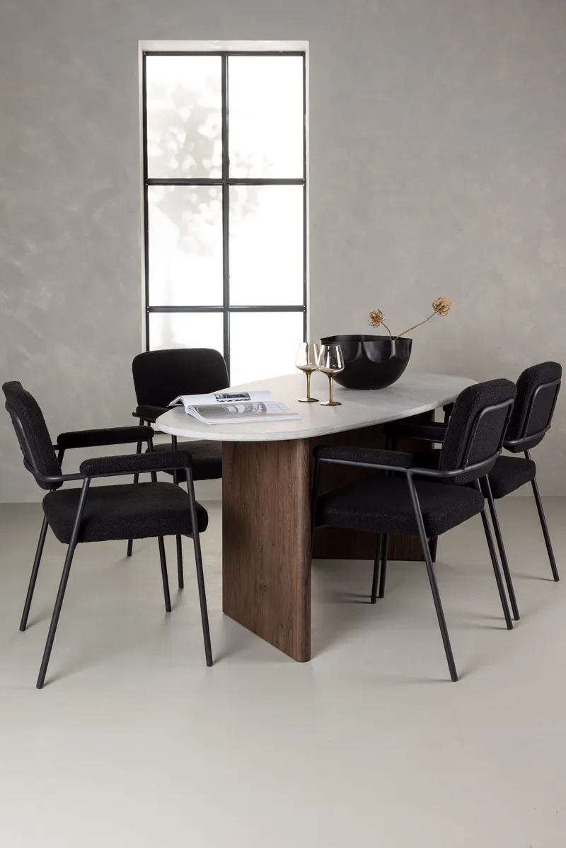 Esstischgarnitur Grönvik mit den Stühlen Yesterday