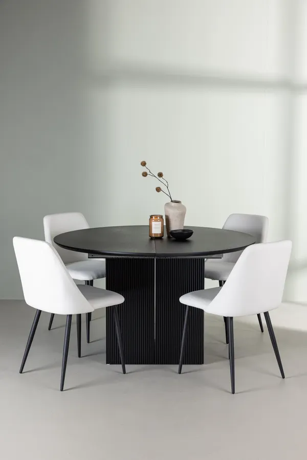 Esstischset Matilda mit den Stühlen Night