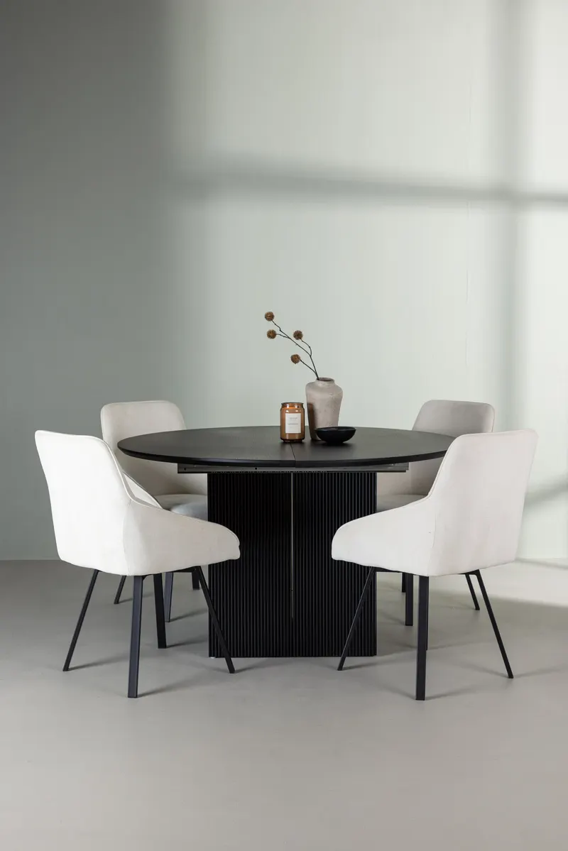 Esstischset Matilda mit den Stühlen Rosie