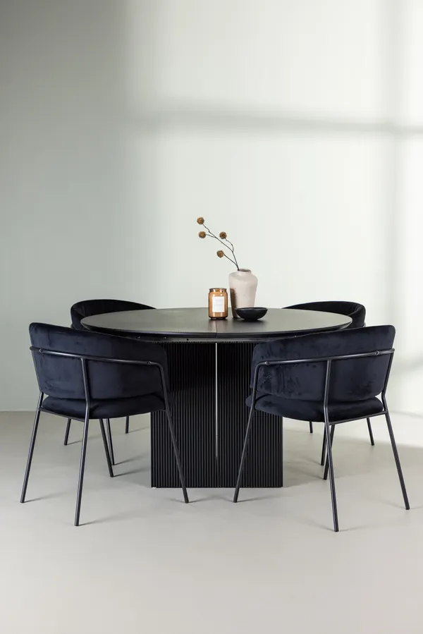 Esszimmergarnitur Matilda mit den Stühlen Selma