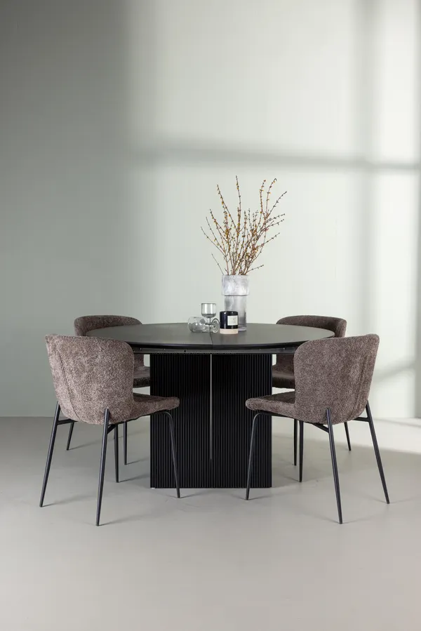 Esszimmergarnitur Matilda mit den Stühlen Modesto