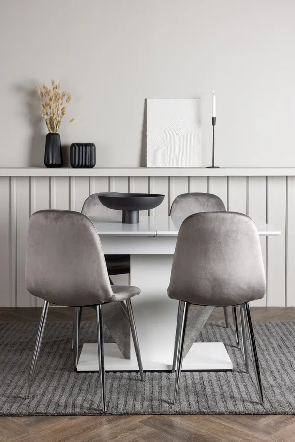 Esszimmergarnitur Disa mit den Stühlen Eva