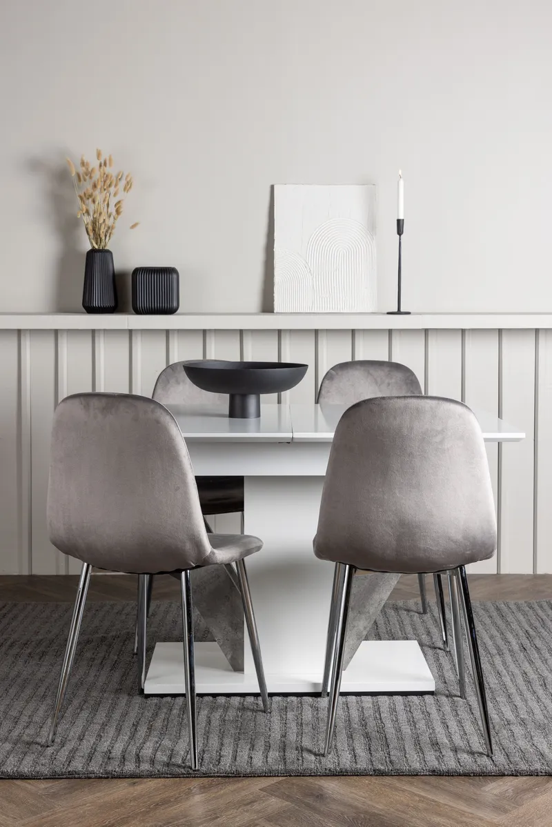 Esszimmergarnitur Disa mit den Stühlen Eva