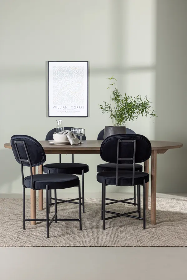 Esstischgarnitur Andy mit den Stühlen Stella