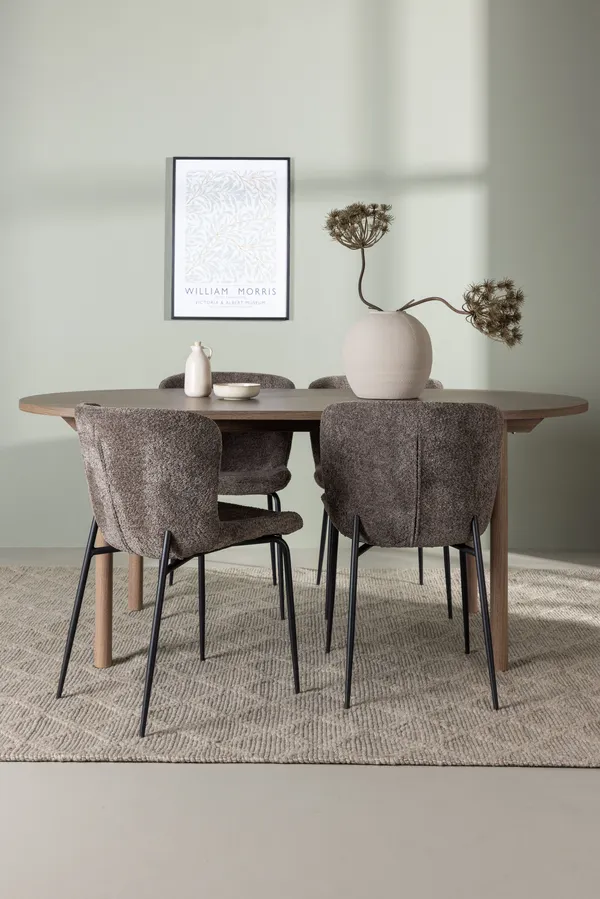 Modesto Oval Esstischgarnitur