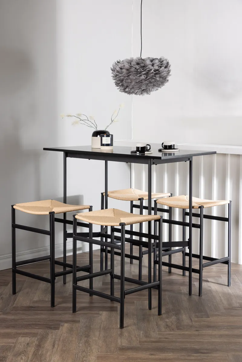 Bar-Set Rax mit den Stühlen Polly