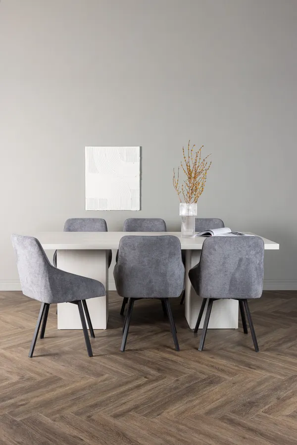 Esszimmergarnitur Olga mit den Stühlen Rosie